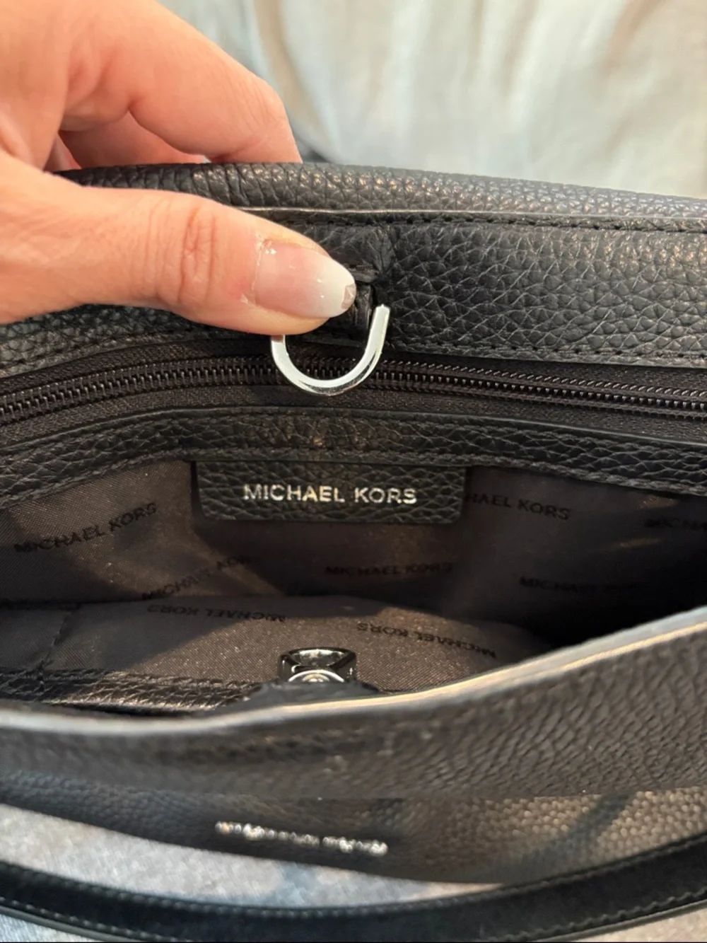🖤 Michael Kors Black Studded Leather Bristol Satchel 🖤 - Picture 11 of 16